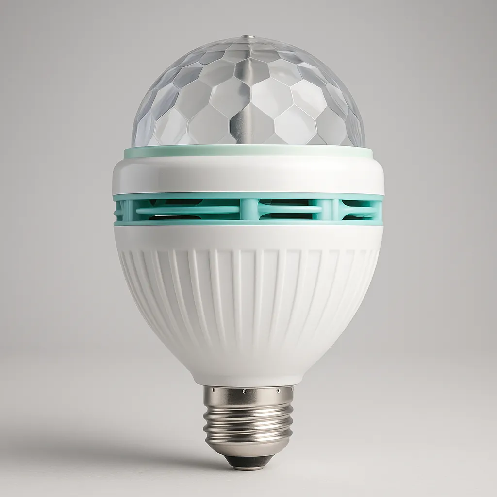 Lâmpada RBG giratória XL-LL-02