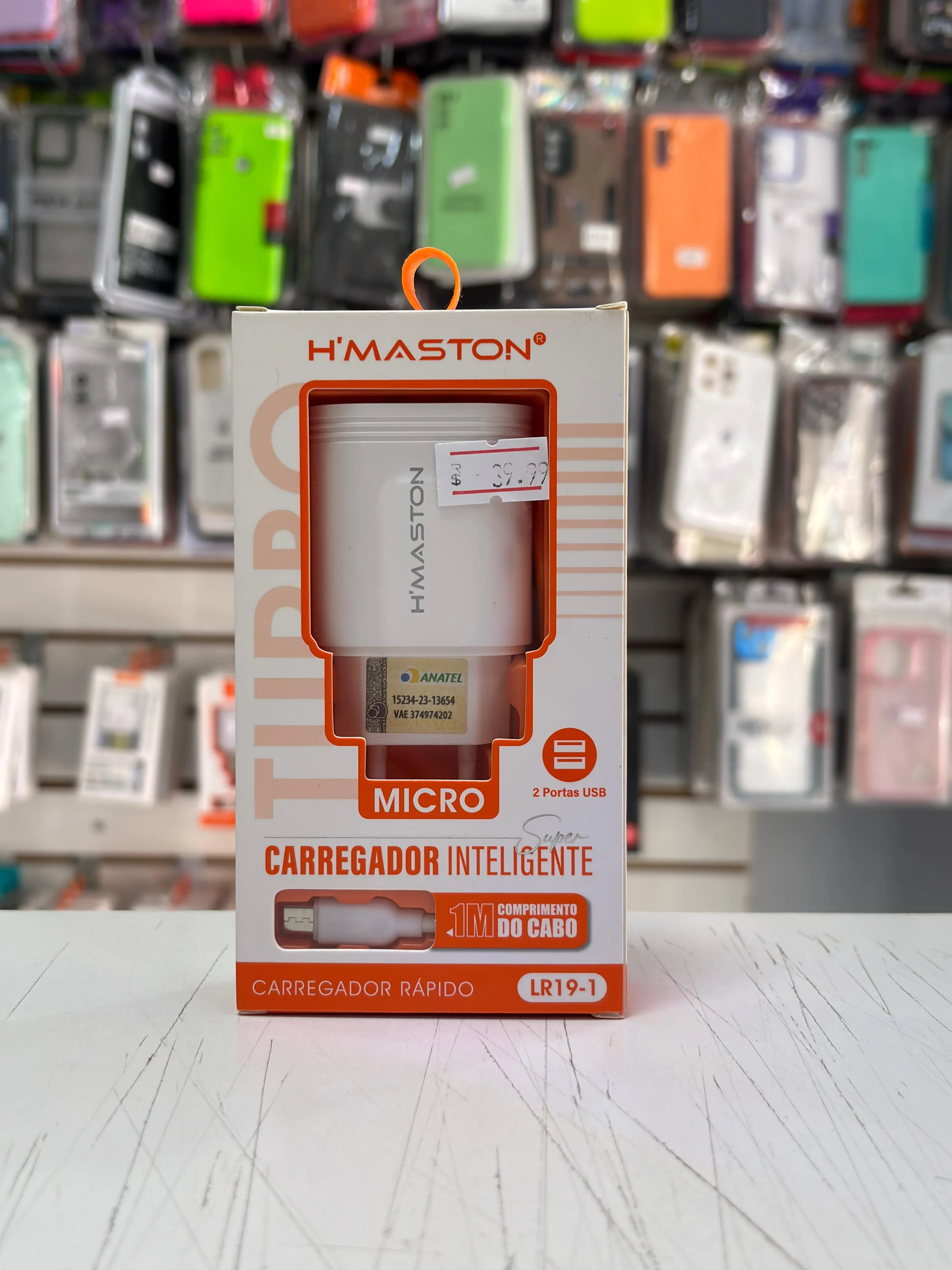 Carregador completo h'maston micro-USB