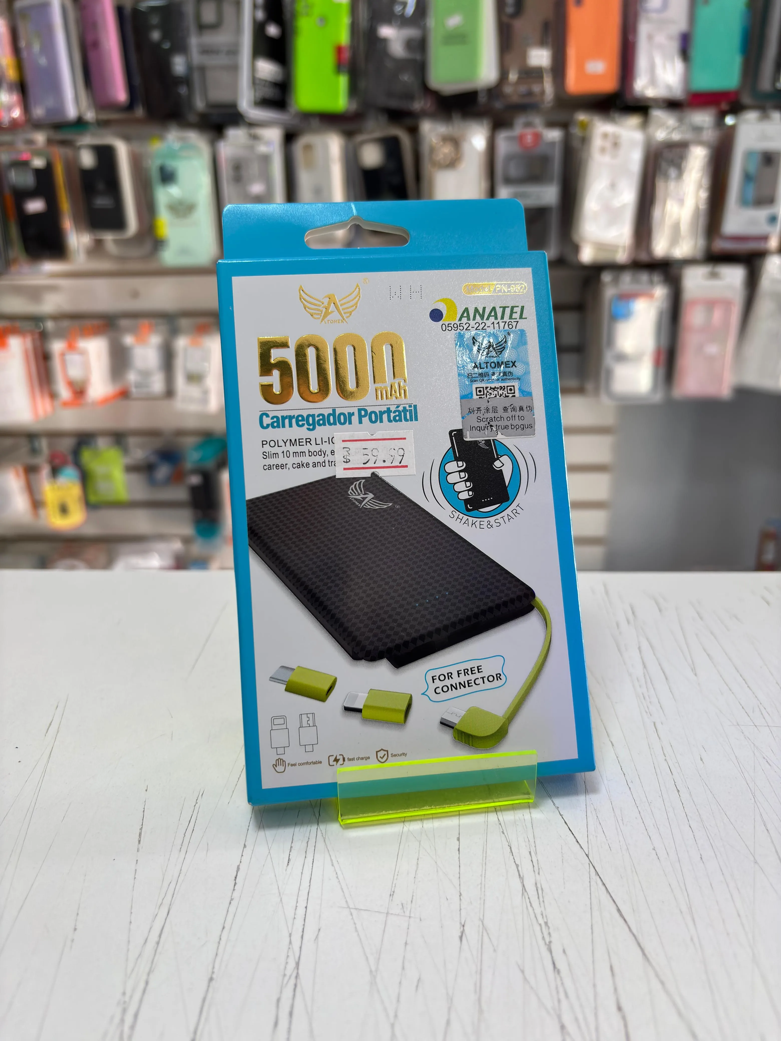 Carregador portátil Ltomex 5000mAH