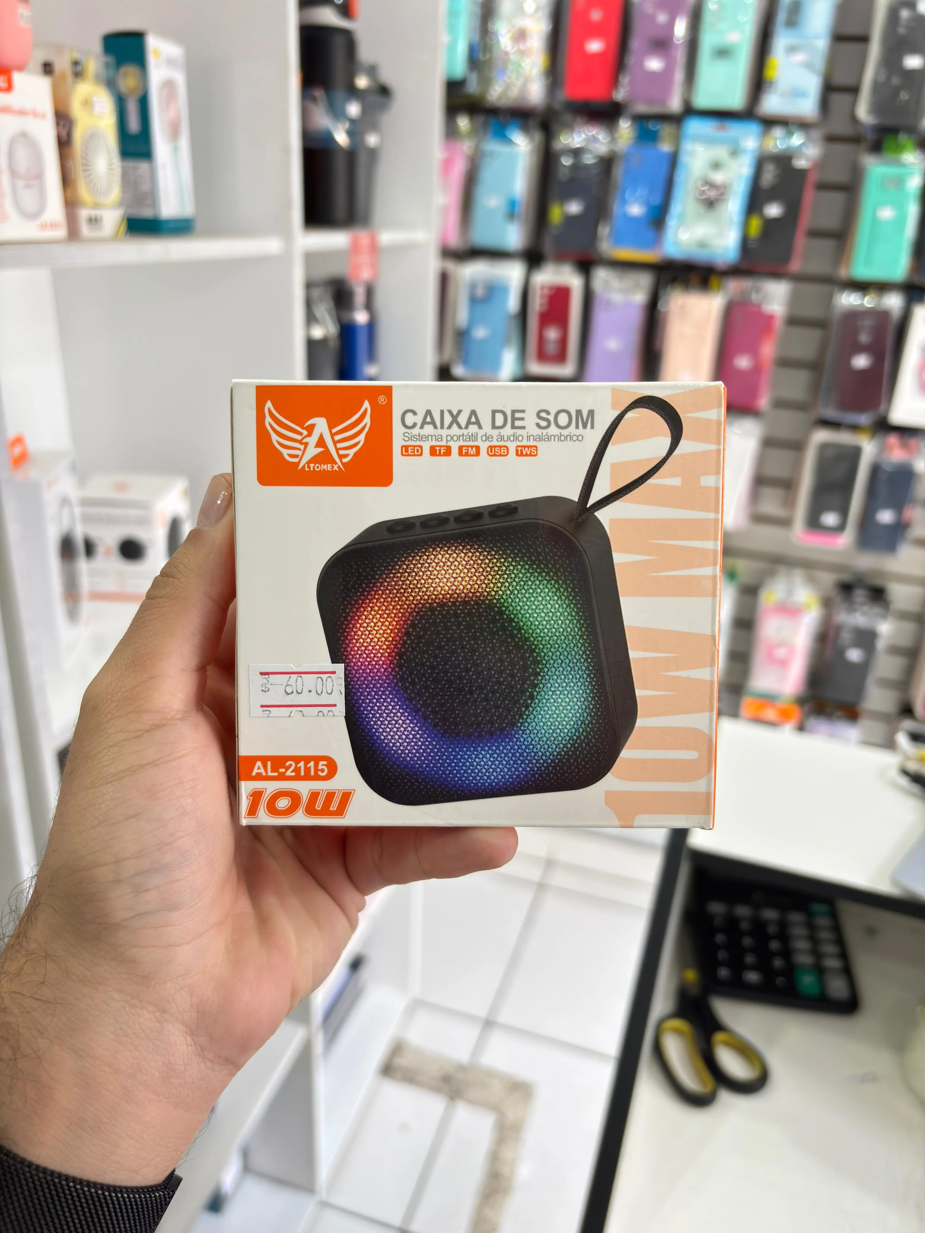 Caixa de som Bluetooth AL-2115