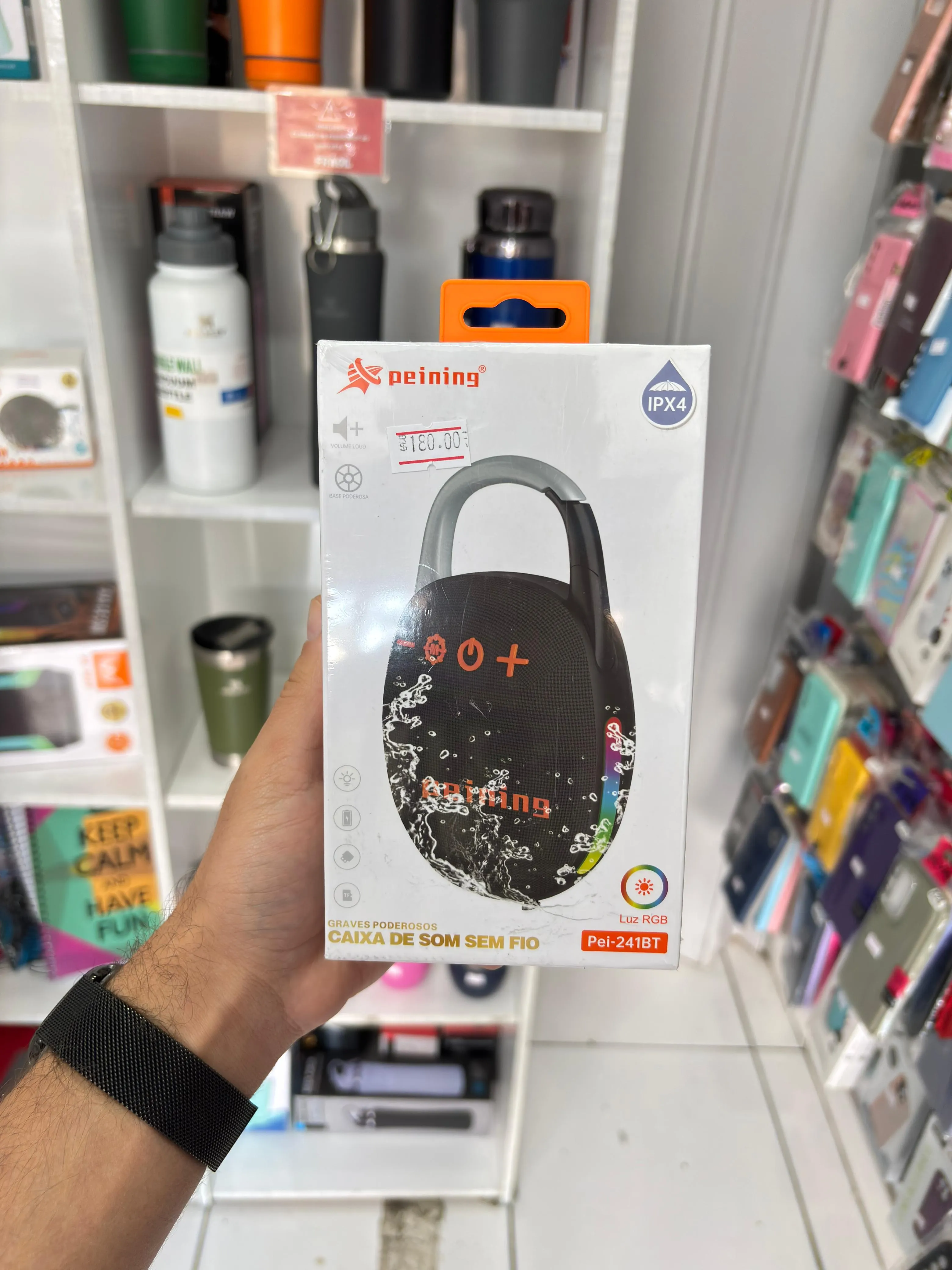 Caixa de som Bluetooth PEI-241BT