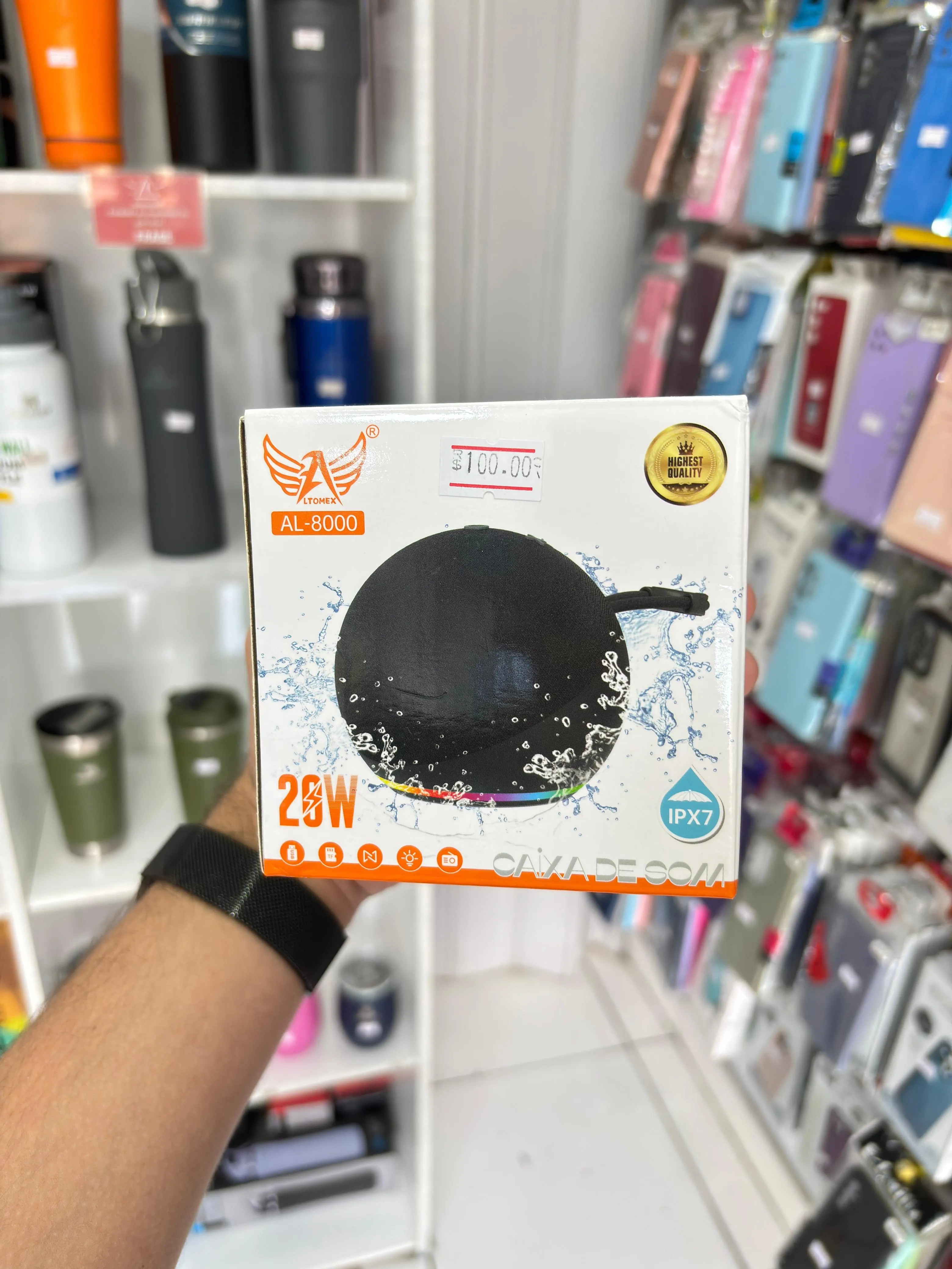 Caixa de som Bluetooth AL-8000