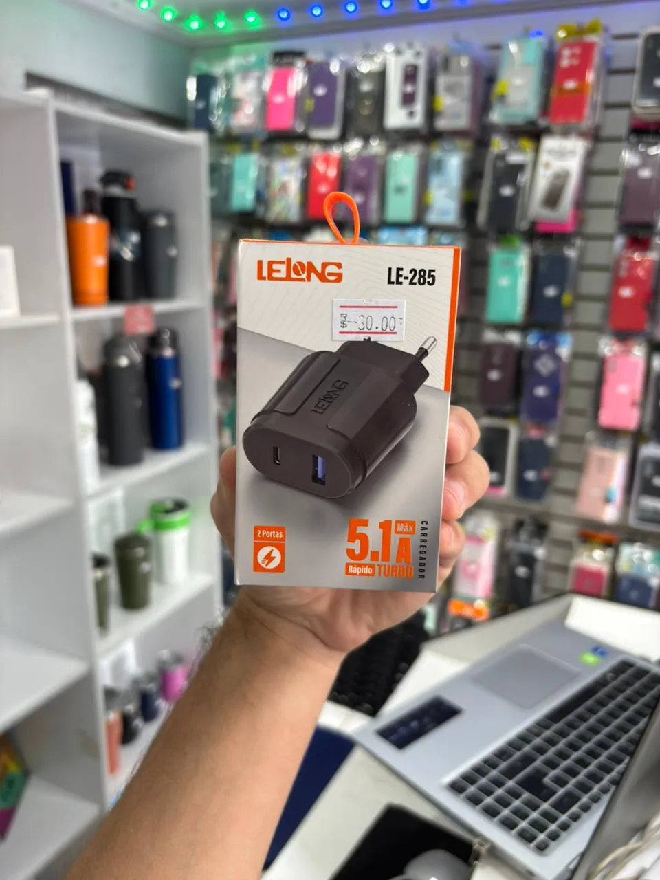 Fonte legong turbo tipo-c e usb